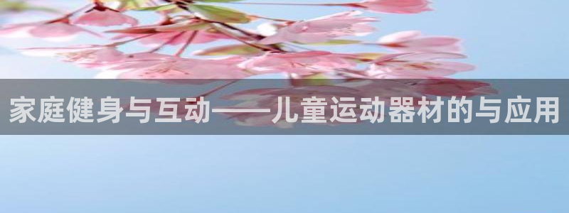 凯捷体育娱乐平台：家庭健身与互动——儿童运动器材的与